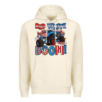 Tofu red white and boom 4th of july Premium Hoodie - Artiststas