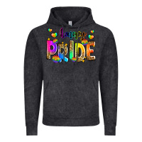 Vintage Black happy pride Vintage Hoodie - Zillion Design Studio