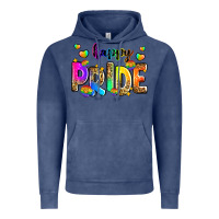 Vintage Denim happy pride Vintage Hoodie - Zillion Design Studio
