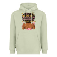 Matcha i love the woman i've become because i fought to b Heavyweight Hoodie - MaliasSmallBusiness