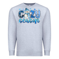 Heather Grey cozy season Premium Sweatshirt - MaliasSmallBusiness