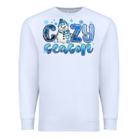 White cozy season Premium Sweatshirt - MaliasSmallBusiness