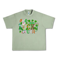 Oil Green st.patricks one lucky cna  nurse Urban Heavy Tee - BarkalooDesign