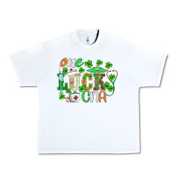 White st.patricks one lucky cna  nurse Urban Heavy Tee - BarkalooDesign