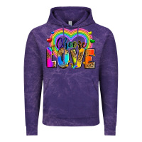 Cloud Purple Choose love Vintage Hoodie - Zillion Design Studio