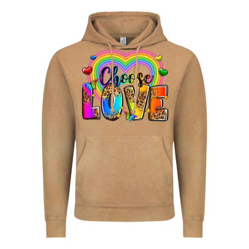 Choose Love Vintage Hoodie by Zillion Design Studio | Teevron