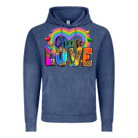 Vintage Denim Choose love Vintage Hoodie - Zillion Design Studio