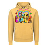 Vintage Mustard Choose love Vintage Hoodie - Zillion Design Studio