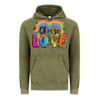 Vintage Olive Choose love Vintage Hoodie - Zillion Design Studio
