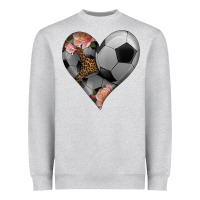 Western Soccer Heart Heavyweight Sweatshirt | Teevron
