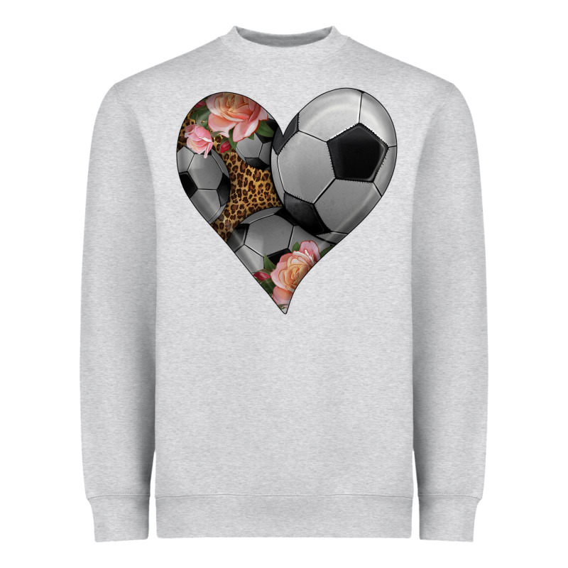 Western Soccer Heart Heavyweight Sweatshirt by HRA Design Shop | Teevron