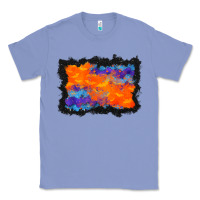 Colony Blue halloween bat background Classic Tee - BundleAndBundleShop