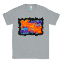 Heather Grey halloween bat background Classic Tee - BundleAndBundleShop