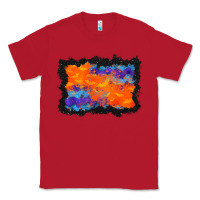 Red halloween bat background Classic Tee - BundleAndBundleShop