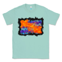 Seafoam halloween bat background Classic Tee - BundleAndBundleShop