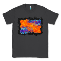 Smoke halloween bat background Classic Tee - BundleAndBundleShop