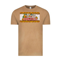 Vintage Camel god bless america sunflower license plate Vintage Tee - HRA Design Shop