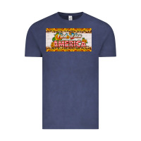 Vintage Denim god bless america sunflower license plate Vintage Tee - HRA Design Shop