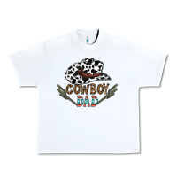 White cowboy dad Urban Heavy Tee - CowhideDigitalArt