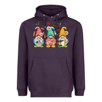 Plum crafter gnomies Heavyweight Hoodie - NancyCooperArtShop