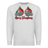 Dove Grey merry christmas Premium Sweatshirt - MaliasSmallBusiness