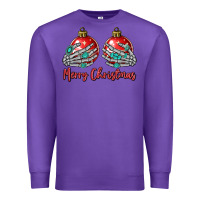 Purple merry christmas Premium Sweatshirt - MaliasSmallBusiness