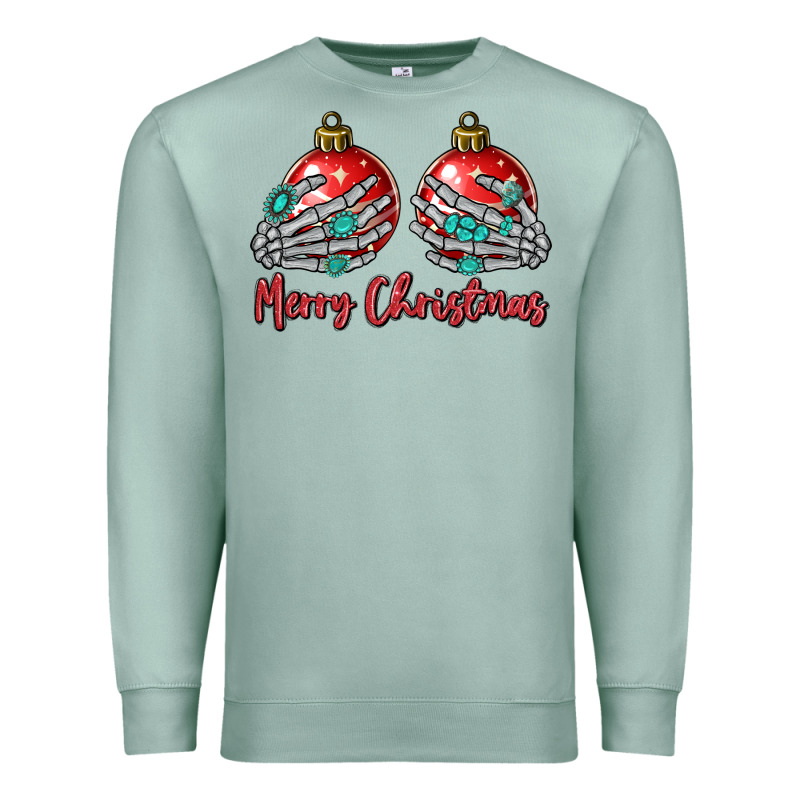 Merry Christmas Premium Sweatshirt by MaliasSmallBusiness | Teevron