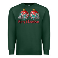 Sports Green merry christmas Premium Sweatshirt - MaliasSmallBusiness