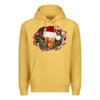 Antique Gold christmas heifer Premium Hoodie - AdoDesignShop