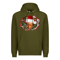 Army Green christmas heifer Premium Hoodie - AdoDesignShop