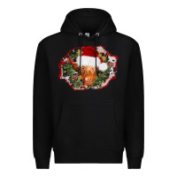 Black christmas heifer Premium Hoodie - AdoDesignShop