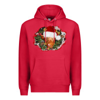 Cardinal christmas heifer Premium Hoodie - AdoDesignShop