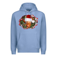 Colony Blue christmas heifer Premium Hoodie - AdoDesignShop