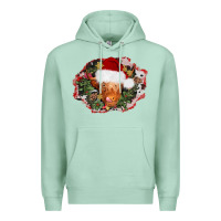 Seafoam christmas heifer Premium Hoodie - AdoDesignShop