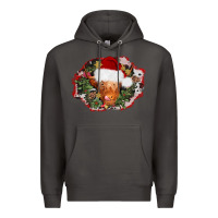 Smoke christmas heifer Premium Hoodie - AdoDesignShop