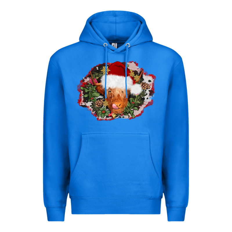 Christmas Heifer Premium Hoodie by AdoDesignShop | Teevron