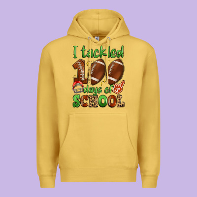 I Tackled 100 Days Of School Premium Hoodie Designed By Artiststas