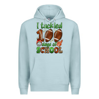Blue Mist i tackled 100 days of school Premium Hoodie - Artiststas