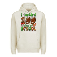 Oatmeal Heather i tackled 100 days of school Premium Hoodie - Artiststas