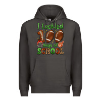 Smoke i tackled 100 days of school Premium Hoodie - Artiststas