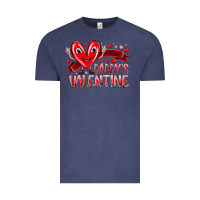Vintage Denim daddy is valentine Vintage Tee - RacoonDesign