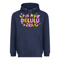 Navy in my delulu era Heavyweight Hoodie - MaliasSmallBusiness