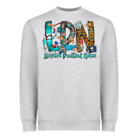 Heather Grey lpn Heavyweight Sweatshirt - CowhideDigitalArt