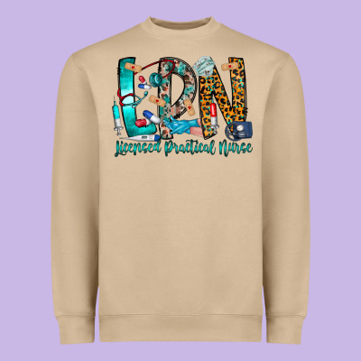 Lpn Heavyweight Sweatshirt Designed By Cowhidedigitalart