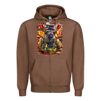 Chestnut firefighter axe and ladder Zipper Hoodie - LillyAllenDesigns