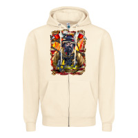 Sandshell firefighter axe and ladder Zipper Hoodie - LillyAllenDesigns