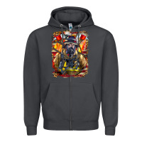 Smoke firefighter axe and ladder Zipper Hoodie - LillyAllenDesigns