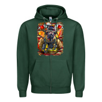 Sports Green firefighter axe and ladder Zipper Hoodie - LillyAllenDesigns