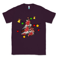 Plum Christmas trees lights Classic Tee - JahusDesignShop