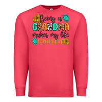 Cardinal Being a Grandma Makes My Life Complete Premium Sweatshirt - MaliasSmallBusiness